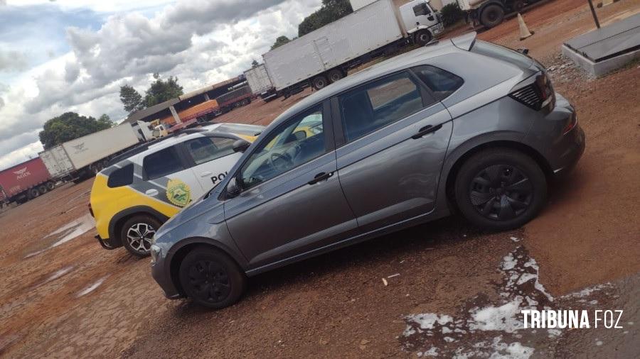 Veículo furtado em Santa Terezinha de Itaipu é recuperado pela PM em Medianeira