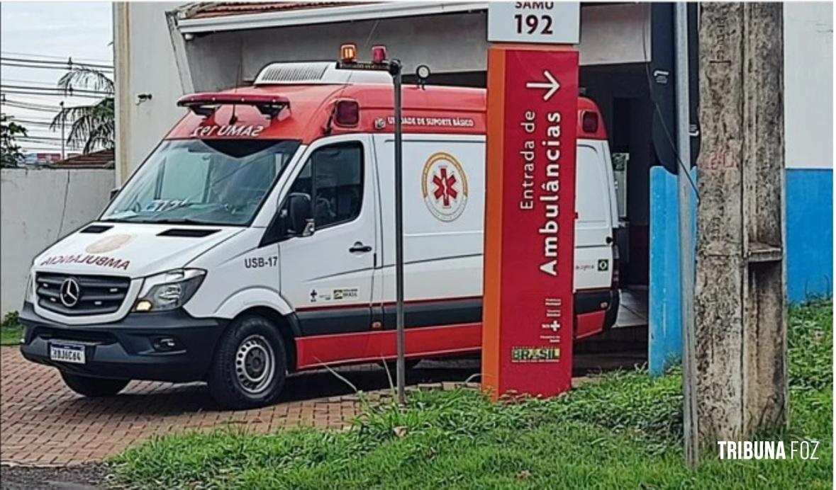 Acidente entre automóvel e bicicleta deixa jovem ferido em Marechal Cândido Rondon