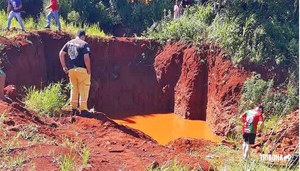 Adolescente morre afogado em poça d