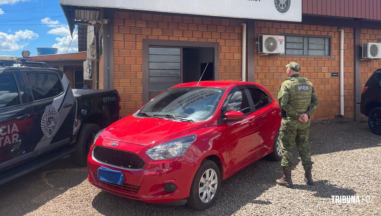 BPFRON recupera veículo roubado na área rural em Marechal Cândido Rondon