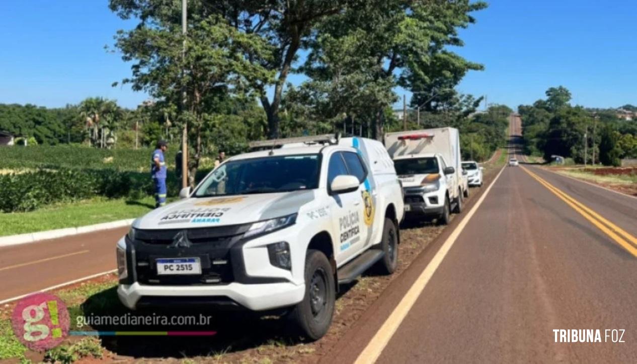 Corpo é encontrado às margens da PR-495 em Serranópolis do Iguaçu