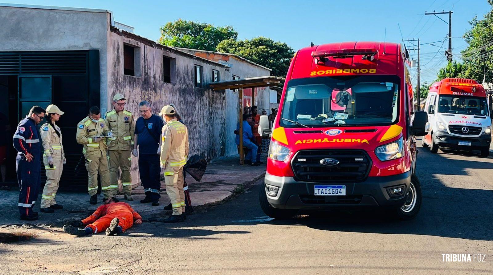 Gari é executado a tiros durante coleta na Vila C em Foz do Iguaçu 