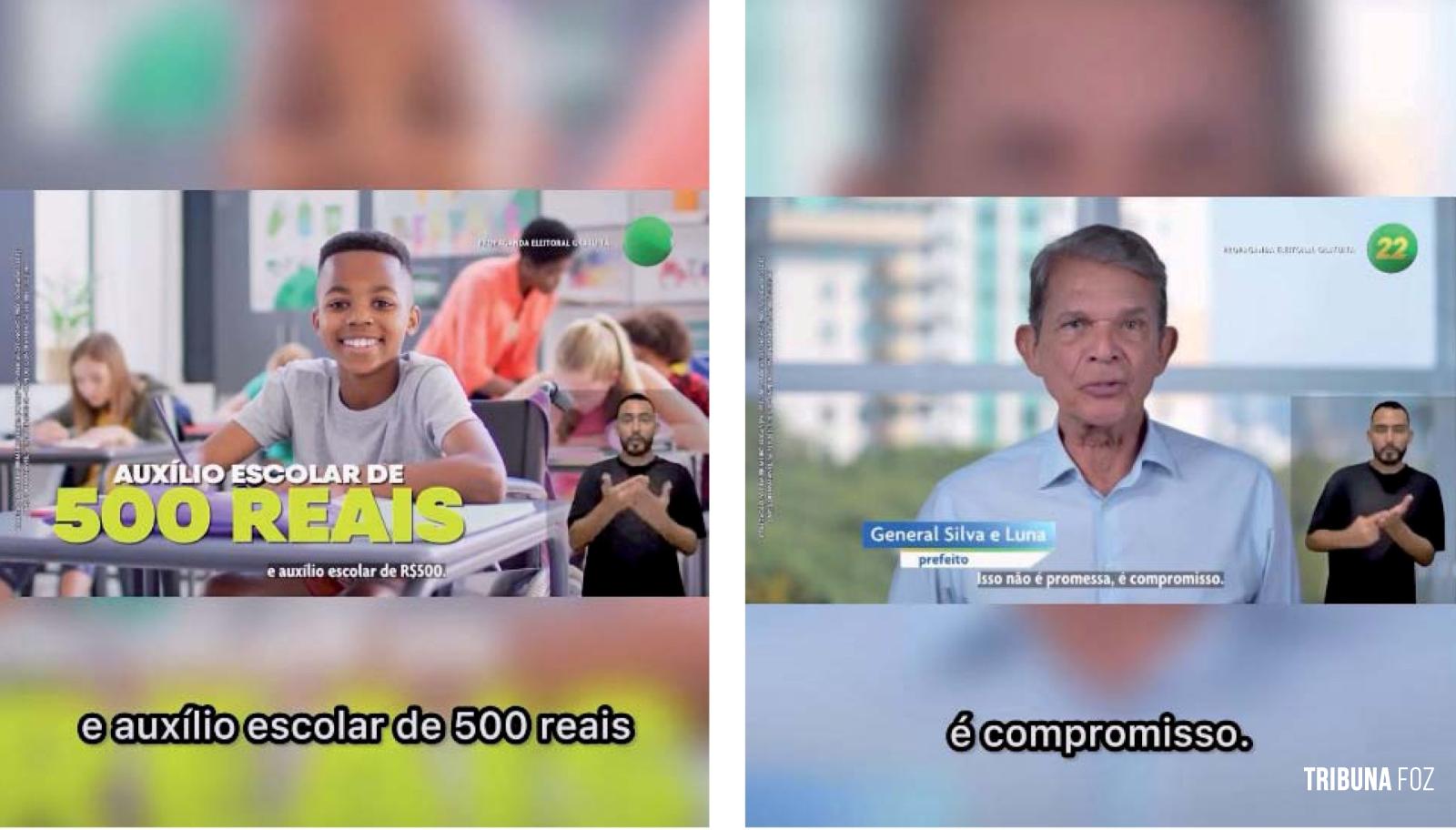 General Silva e Luna mentiu que daria R$ 500 de auxilio escolar para cada aluno