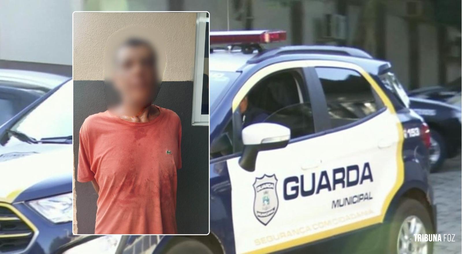 Guarda Municipal prende filho que agrediu o pai no Jardim São Paulo