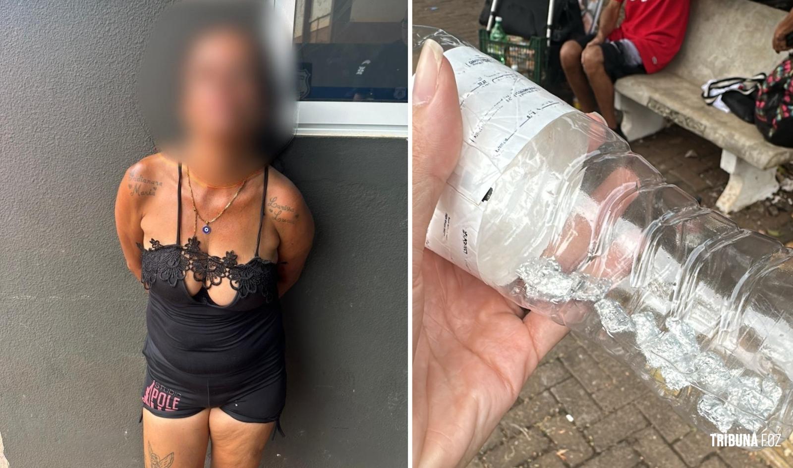 Guarda Municipal prende traficante que vendia drogas "Crack" na Praça da Bíblia