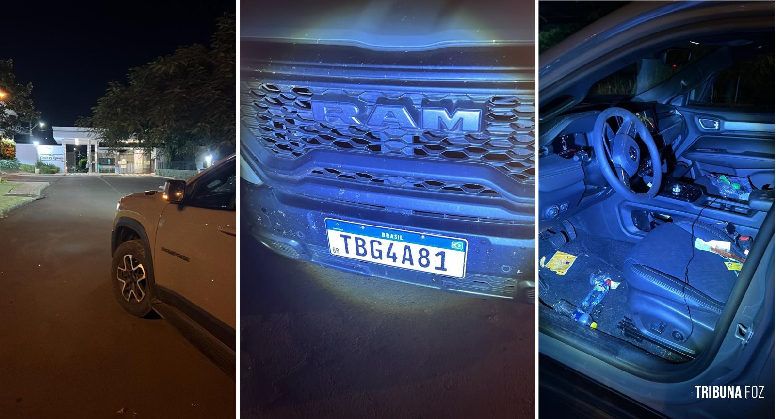 Guarda Municipal recupera caminhonete furtada durante a madrugada 