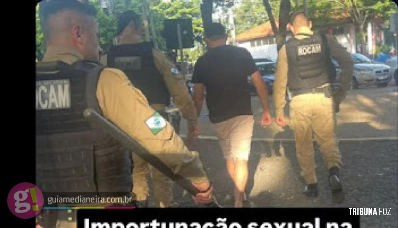 Homem é detido por importunação sexual no Balneário Jacutinga em Itaipulândia