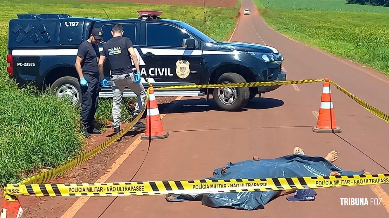 Homem executado a tiros é encontrado caído em via pública na cidade de Itaipulândia