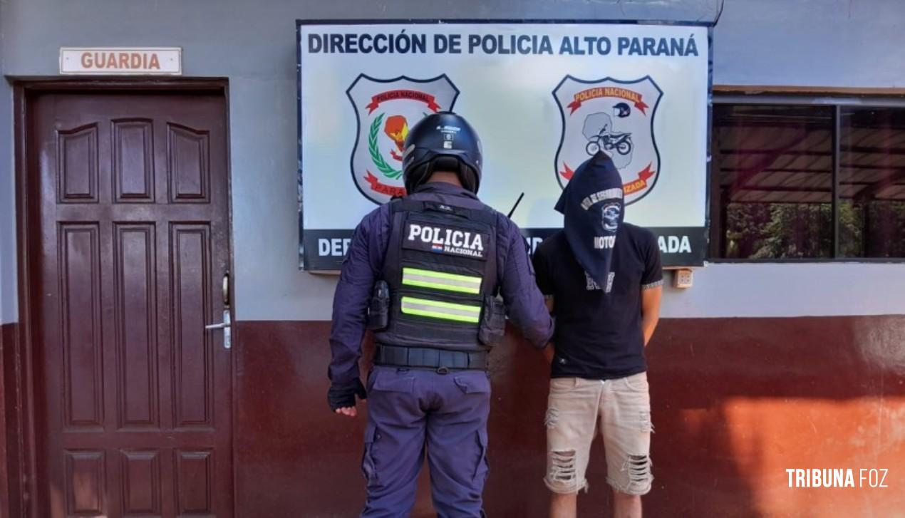 Homem preso com mandado de prisão por roubo qualificado em Presidente Franco