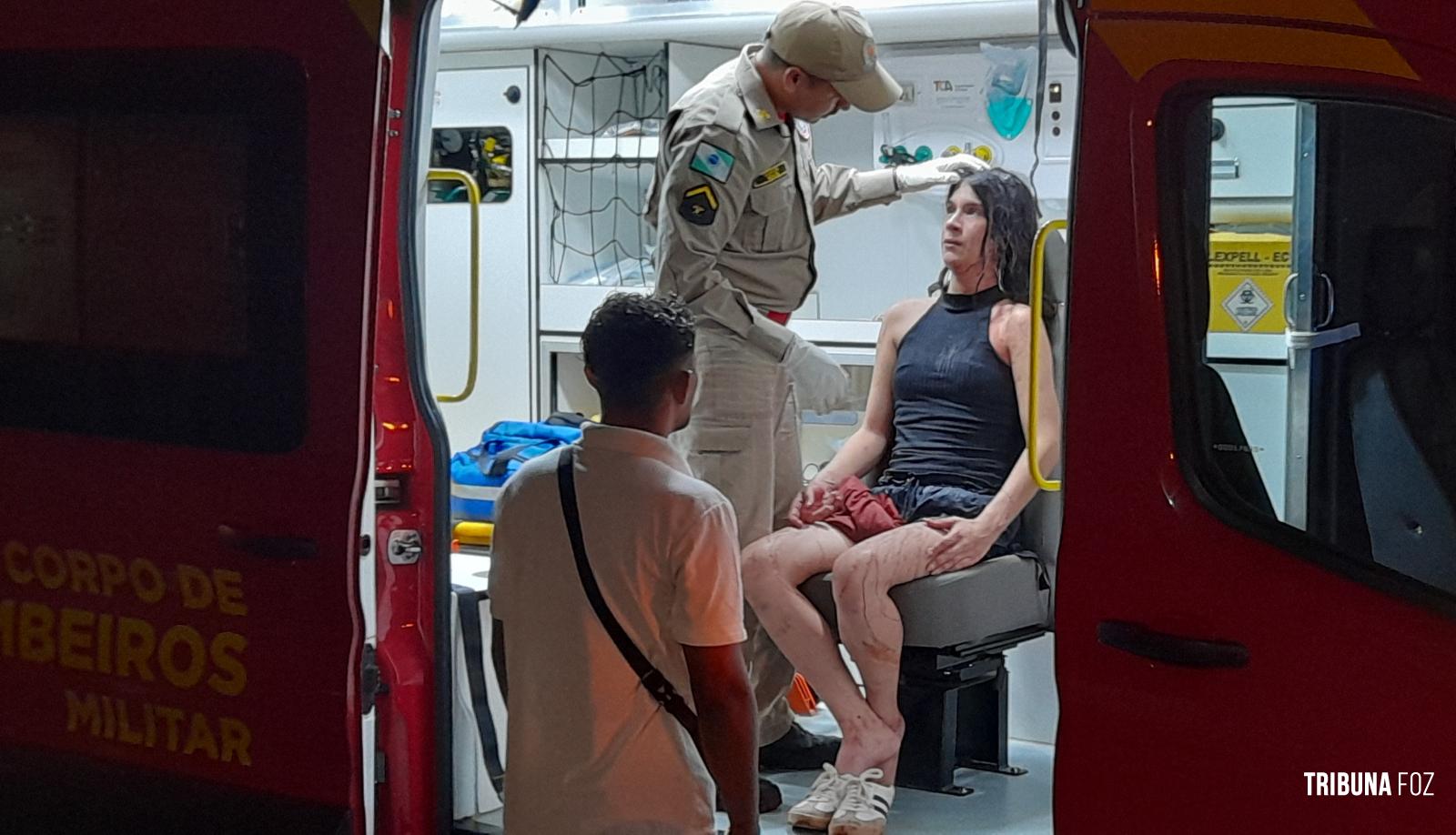 Mulher "braba" apanhou em casa e por fim foi presa após agredir um socorrista do Siate