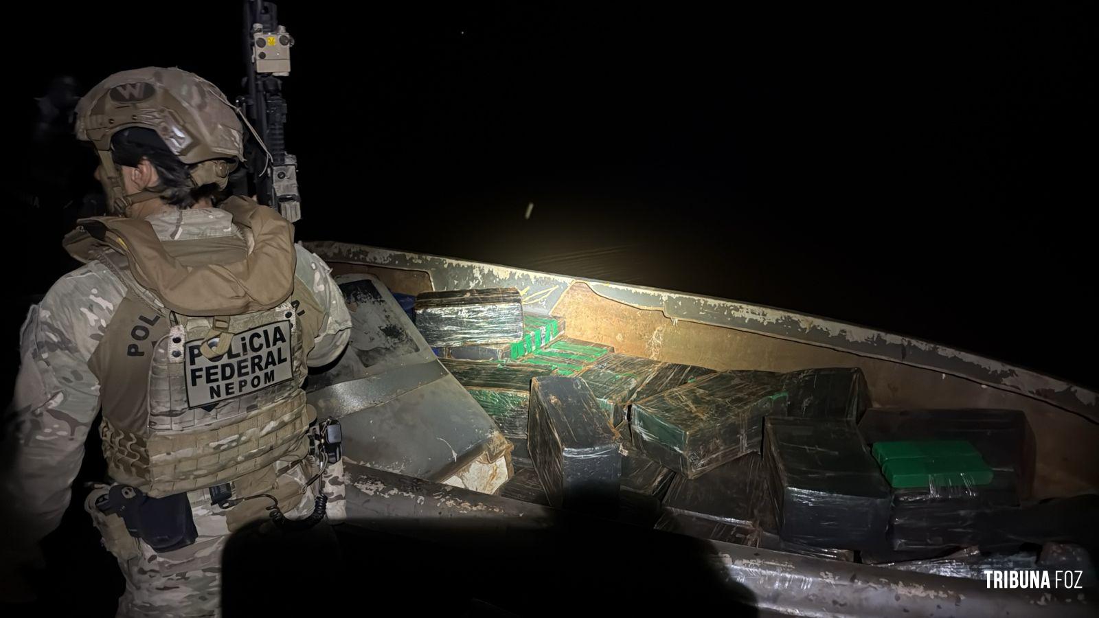 PF e PM apreendem quase uma tonelada de drogas em Santa Helena