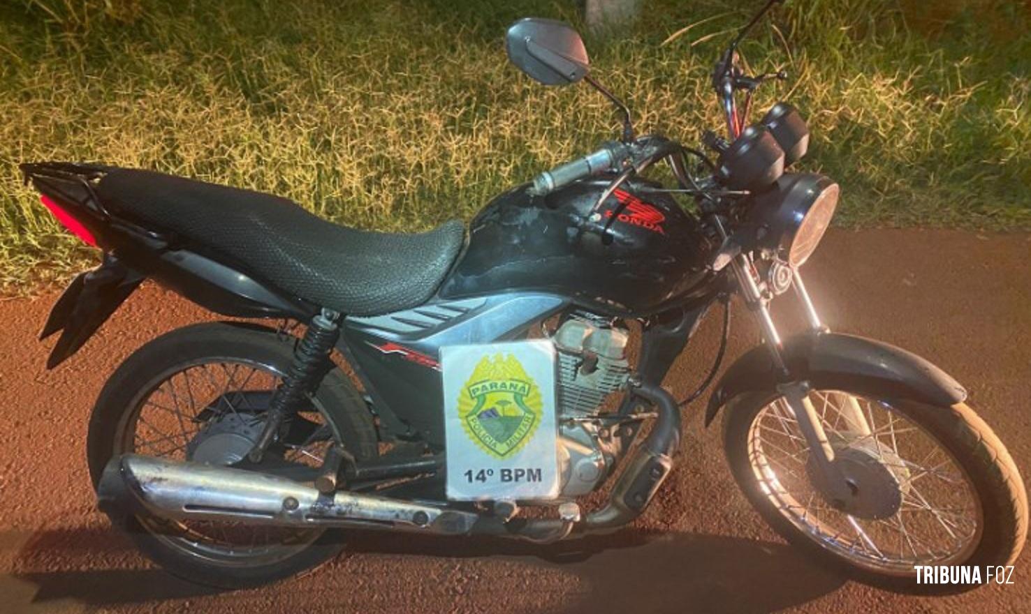 Polícia Militar recupera motocicleta com alerta de furto em Foz do Iguaçu