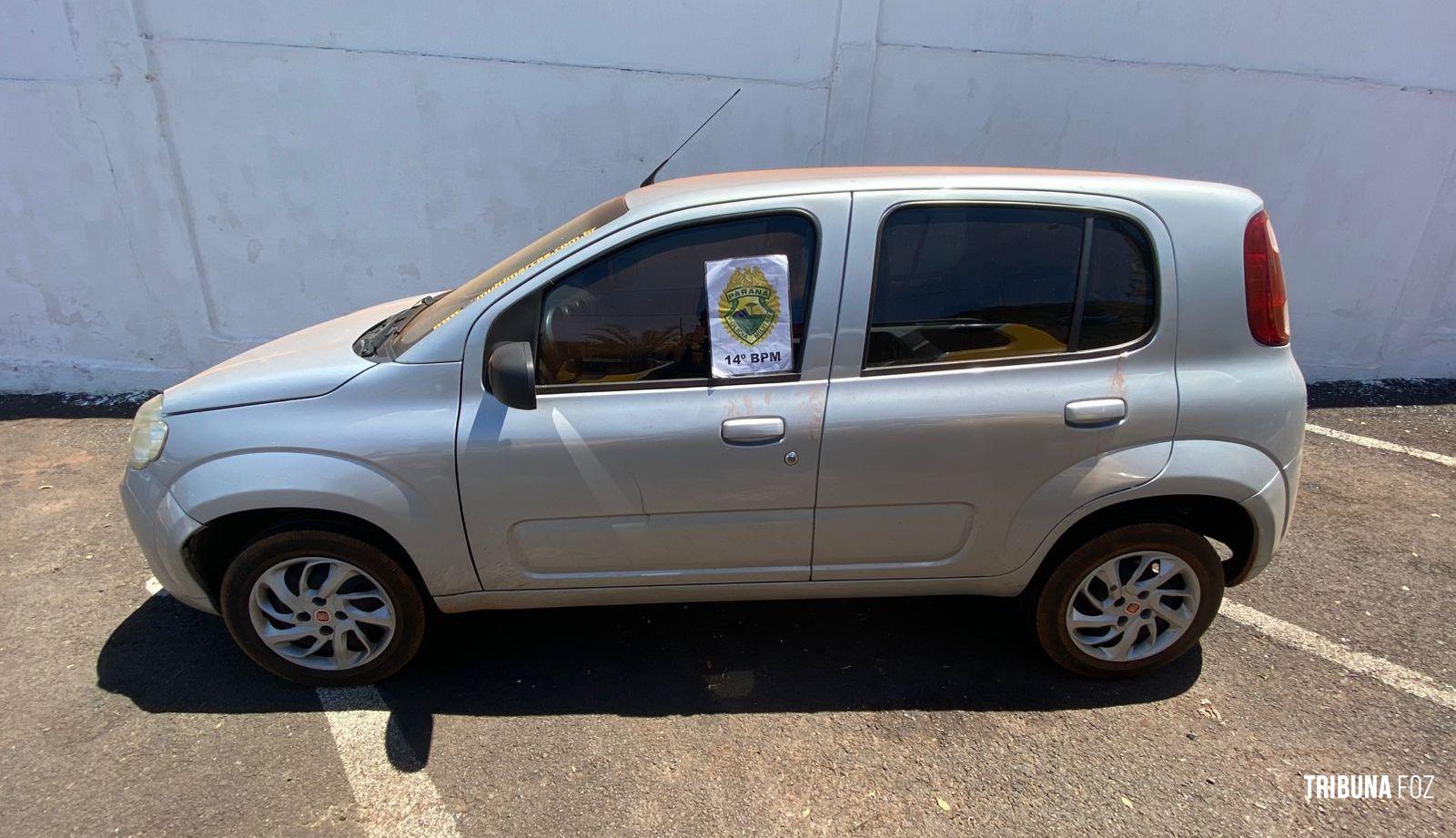 Polícia Militar recupera veículo com alerta de roubo em Foz do Iguaçu