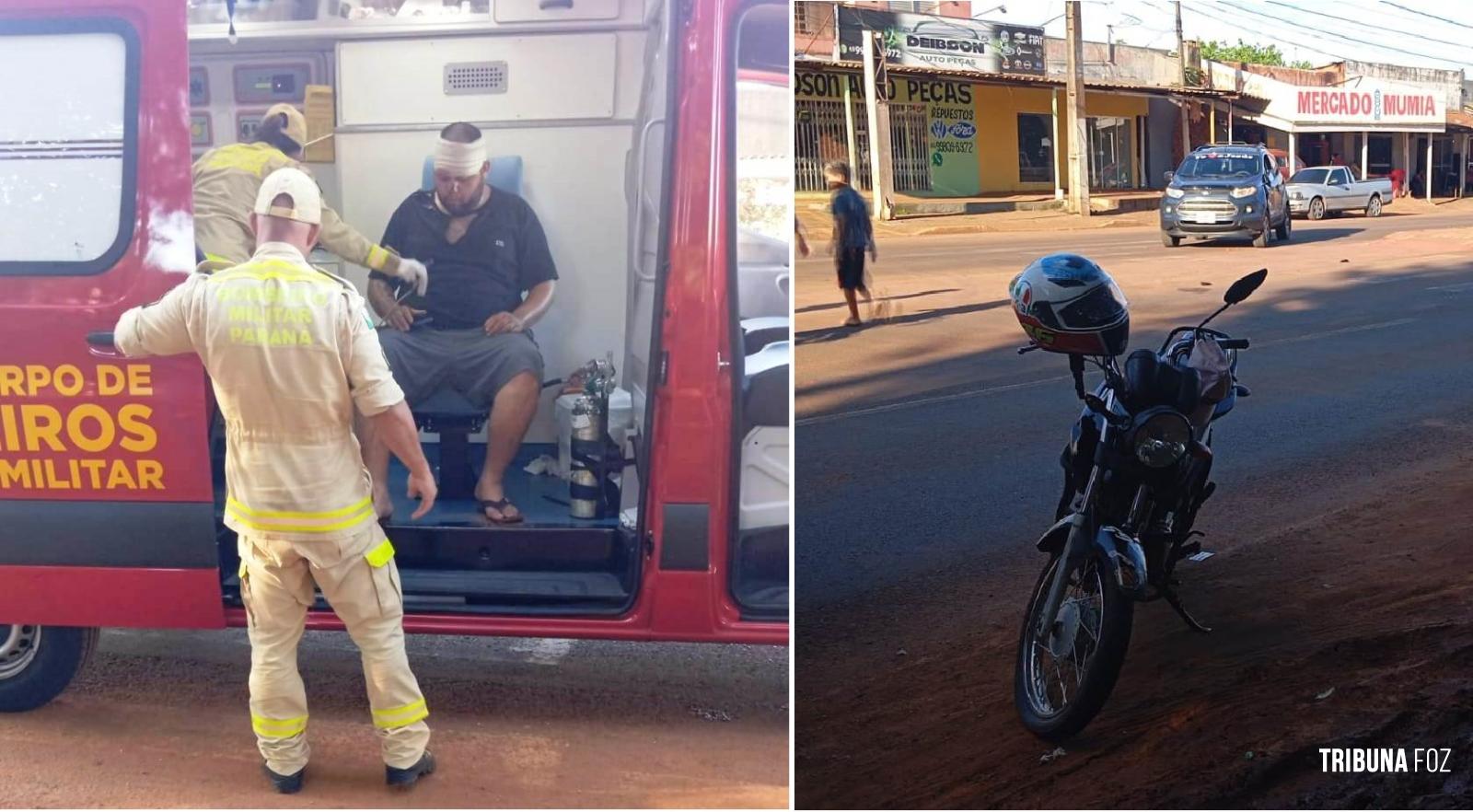 Siate socorre duas vítimas após colisão na Av. Morenitas