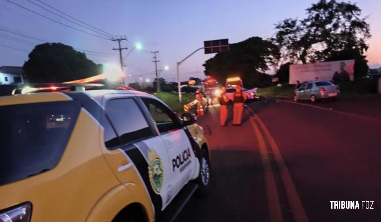 Três pessoas ficam feridas em acidente entre Marechal Cândido Rondon a Nova Santa Rosa