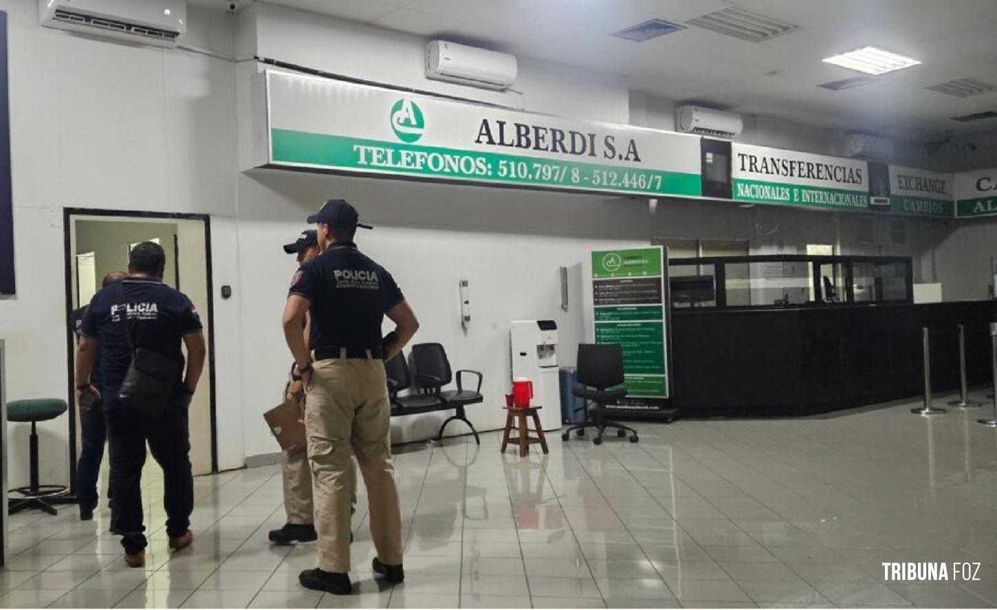Assalto cinematográfico à casa de câmbio Alberdi em Ciudad del Este: Apenas 2 milhões de dólares foram roubados