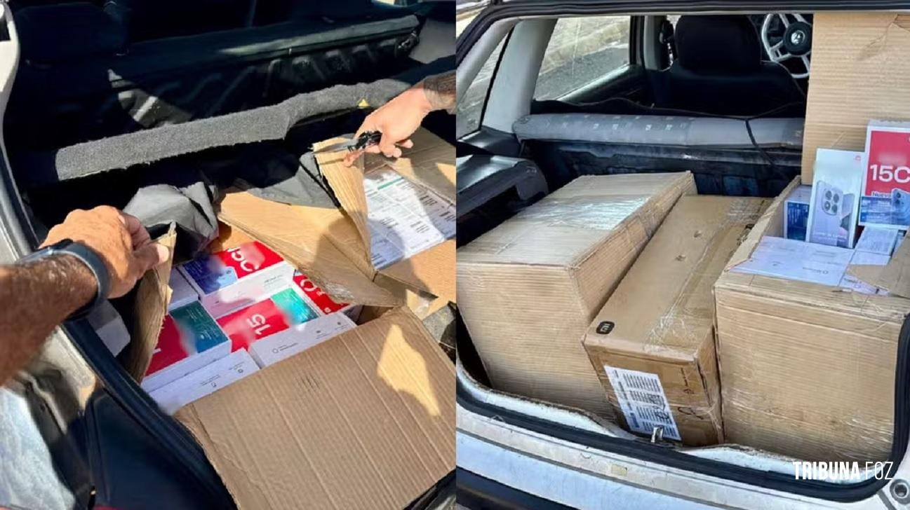 Brasileiro que estuda medicina no Paraguai é preso pela segunda vez em uma semana transportando mais de 100 celulares irregulares