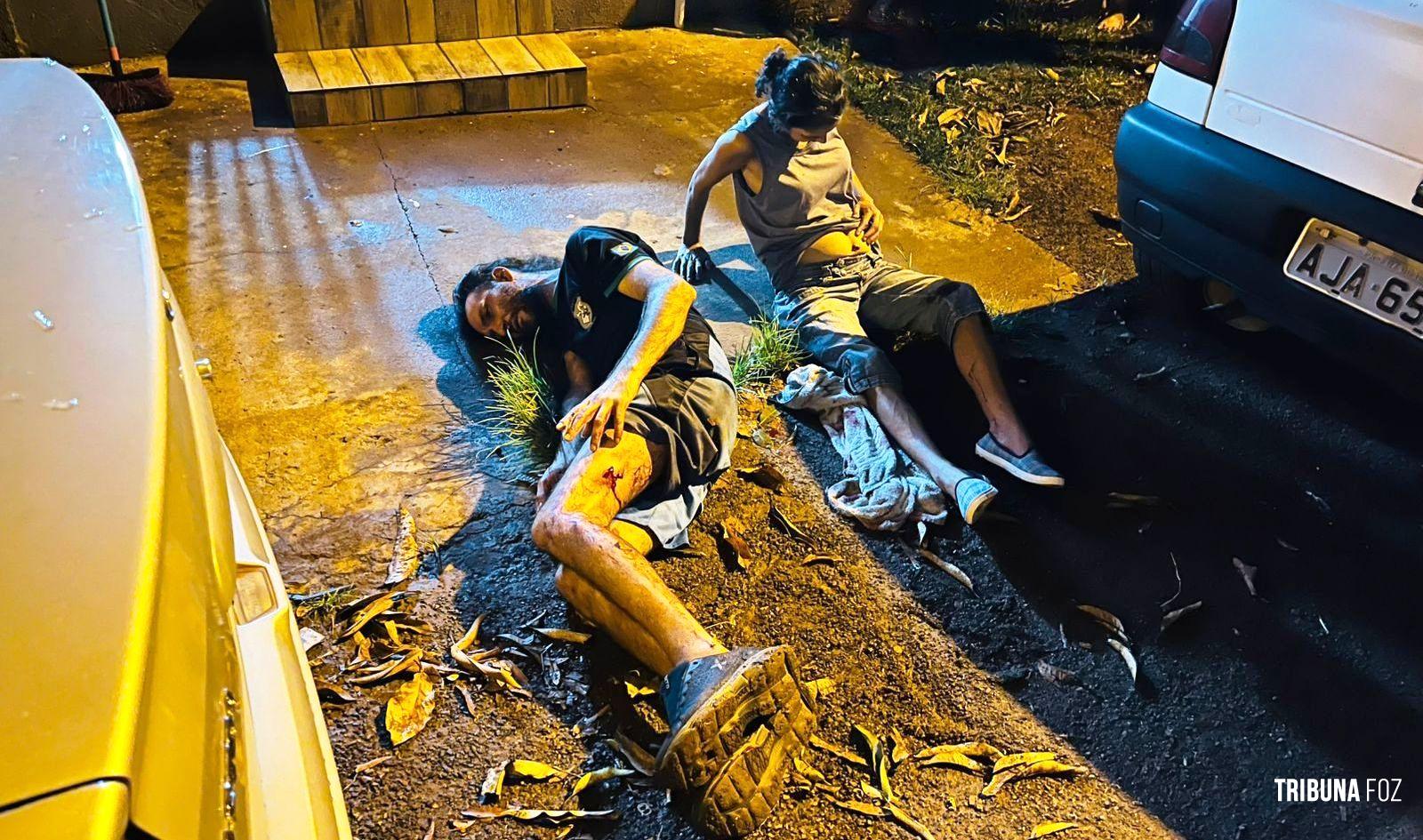 Casal é esfaqueado no bairro Jardim Dourado e encaminhado em estado grave ao hospital