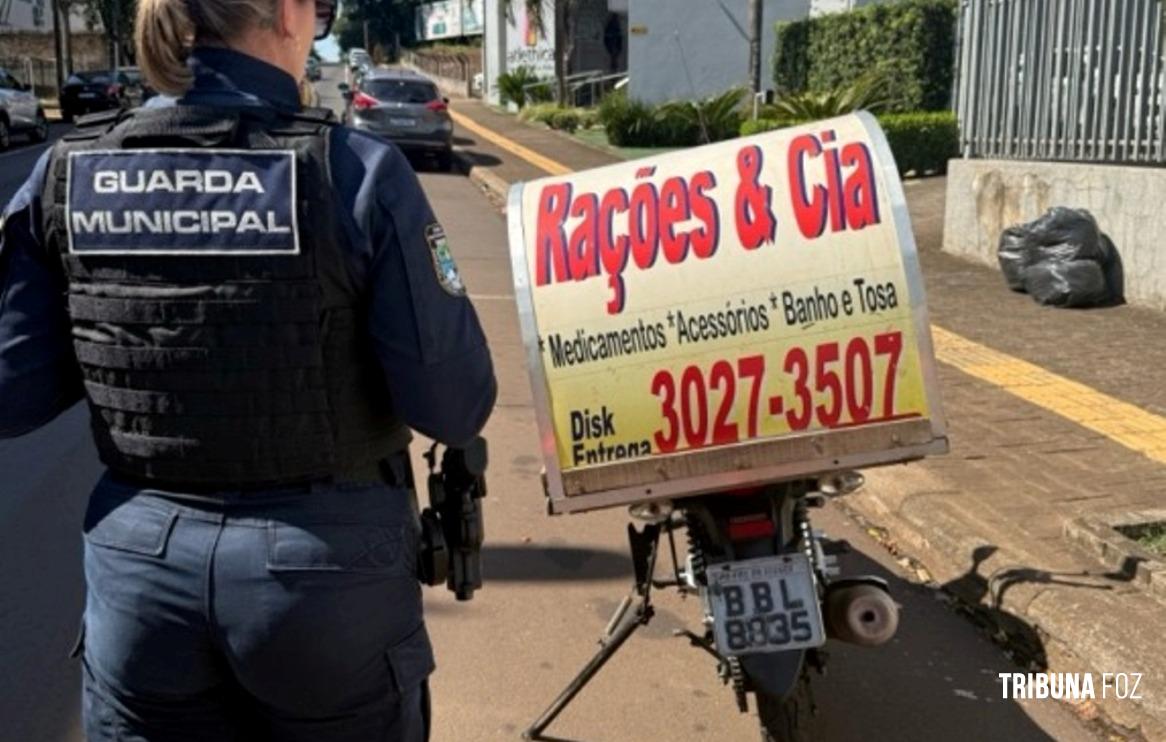Guarda Municipal localiza motocicleta ao abandono na Vila Maracanã e encaminha para a Delegacia da Policia Civil 
