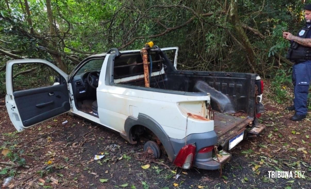 Guarda Municipal recupera veículo furtado em área rural de São Miguel do Iguaçu