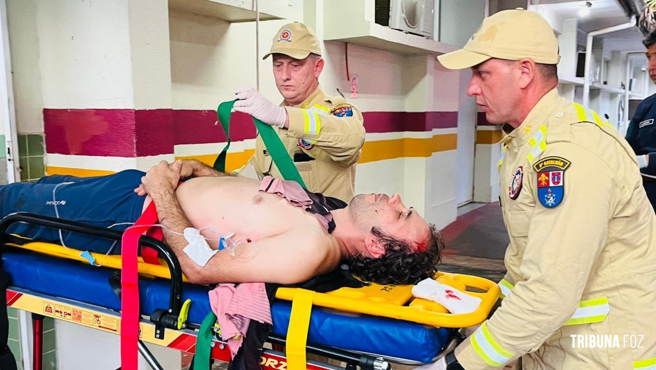 Homem é agredido com pedrada e esfaqueado durante assalto na Vila Yolanda