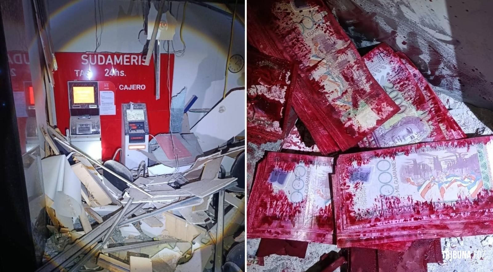 Homens armados destroem prédio de banco em Naranjal com explosivos para roubar milhões