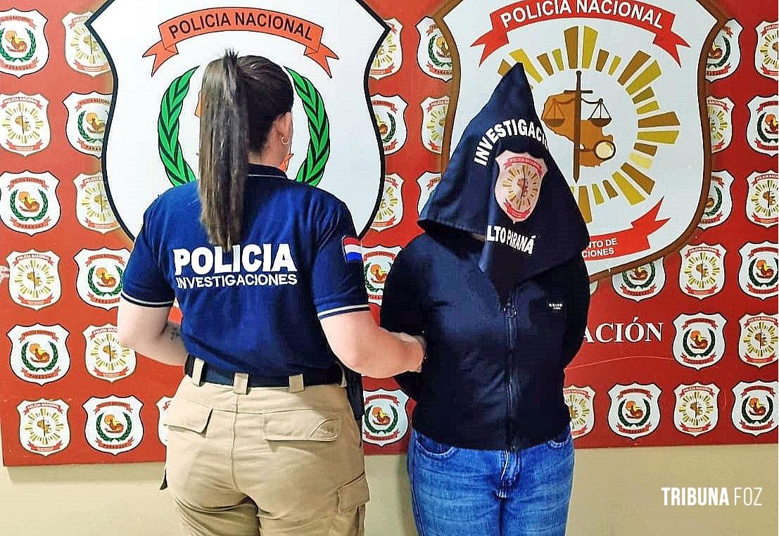 Mulher acusada de roubo, tiroteio e abandono de mercadoria é presa em Ciudad Del Este