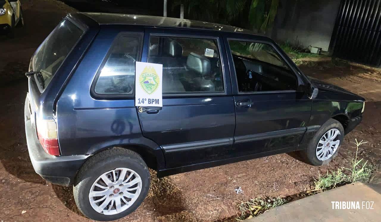 PM apreende menor, cumpre mandado e recupera veículo furtado em Medianeira