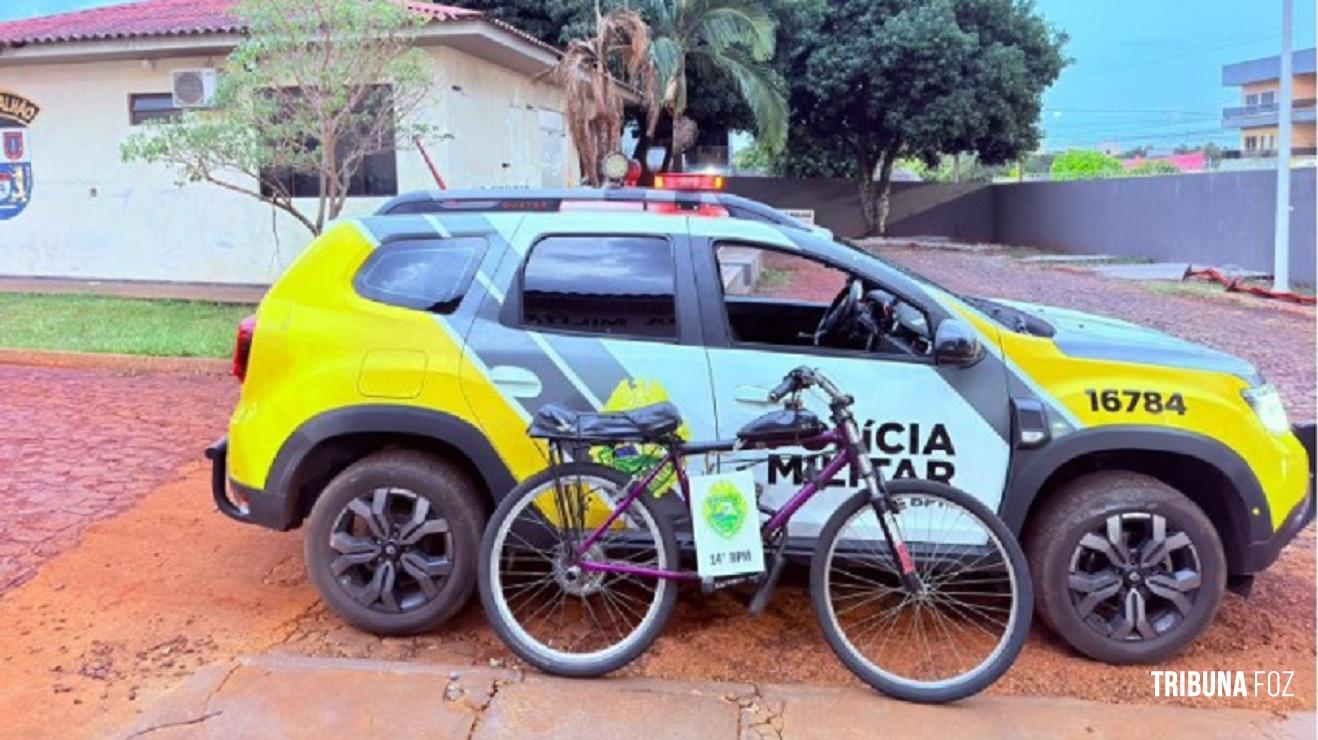 PM realiza abordagem, remove ciclomotor irregular e encaminha menor para a Delegacia em Medianeira