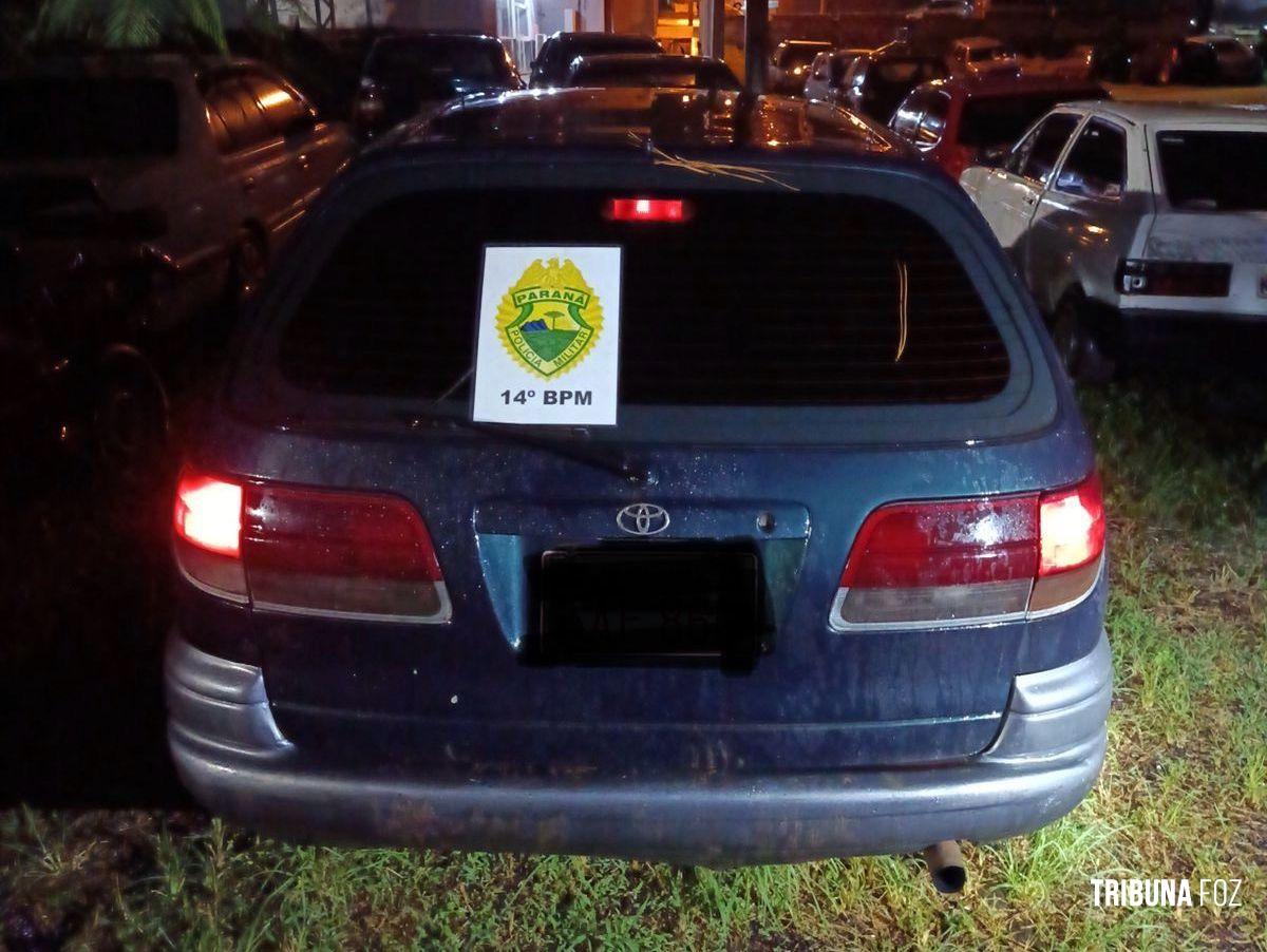 PM recupera veículo furtado no bairro Jardim América em Foz do Iguaçu