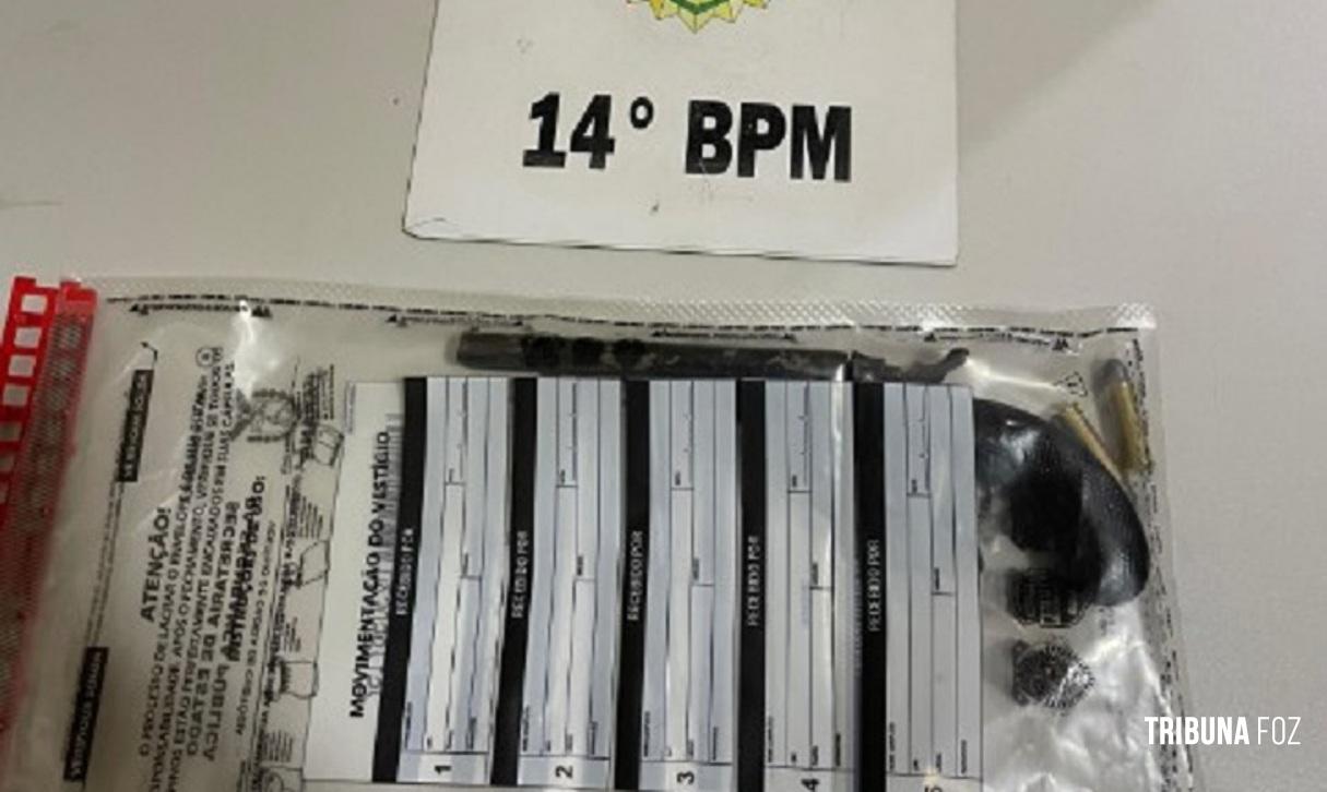 Polícia Militar apreende arma de fogo abandonada em Medianeira
