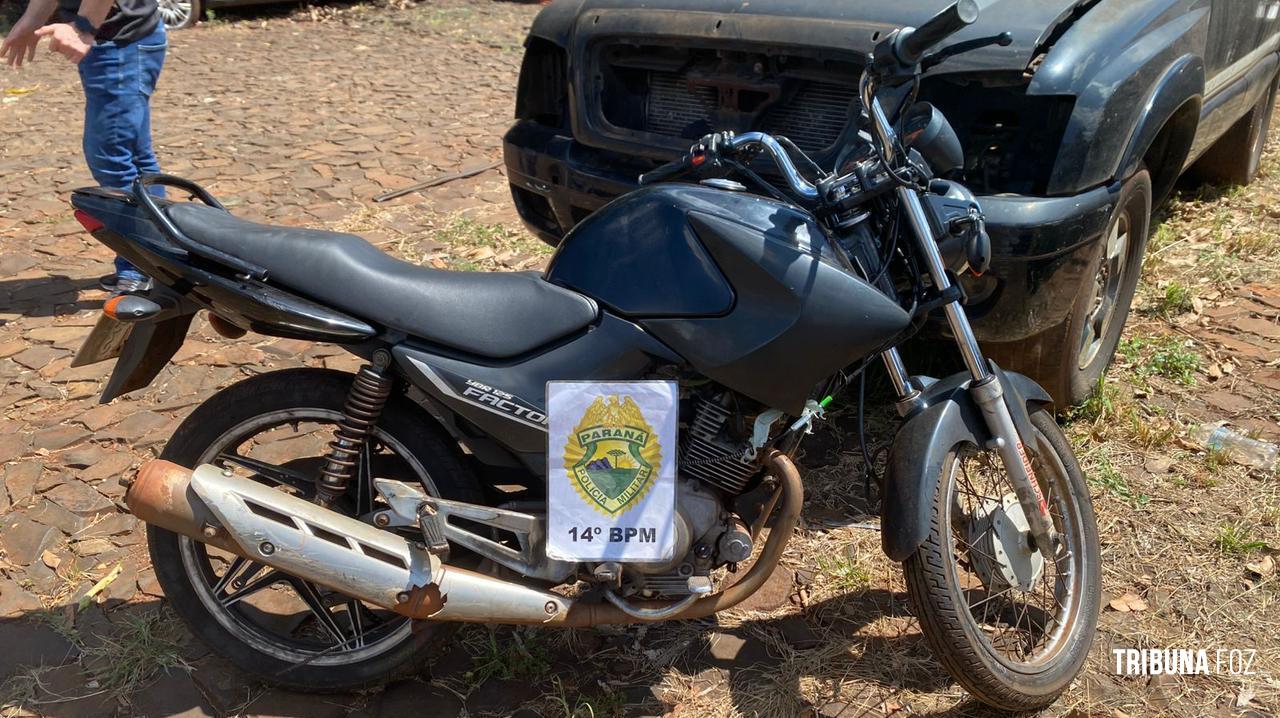 Policia Militar recupera motocicleta furtada no bairro Três Lagoas