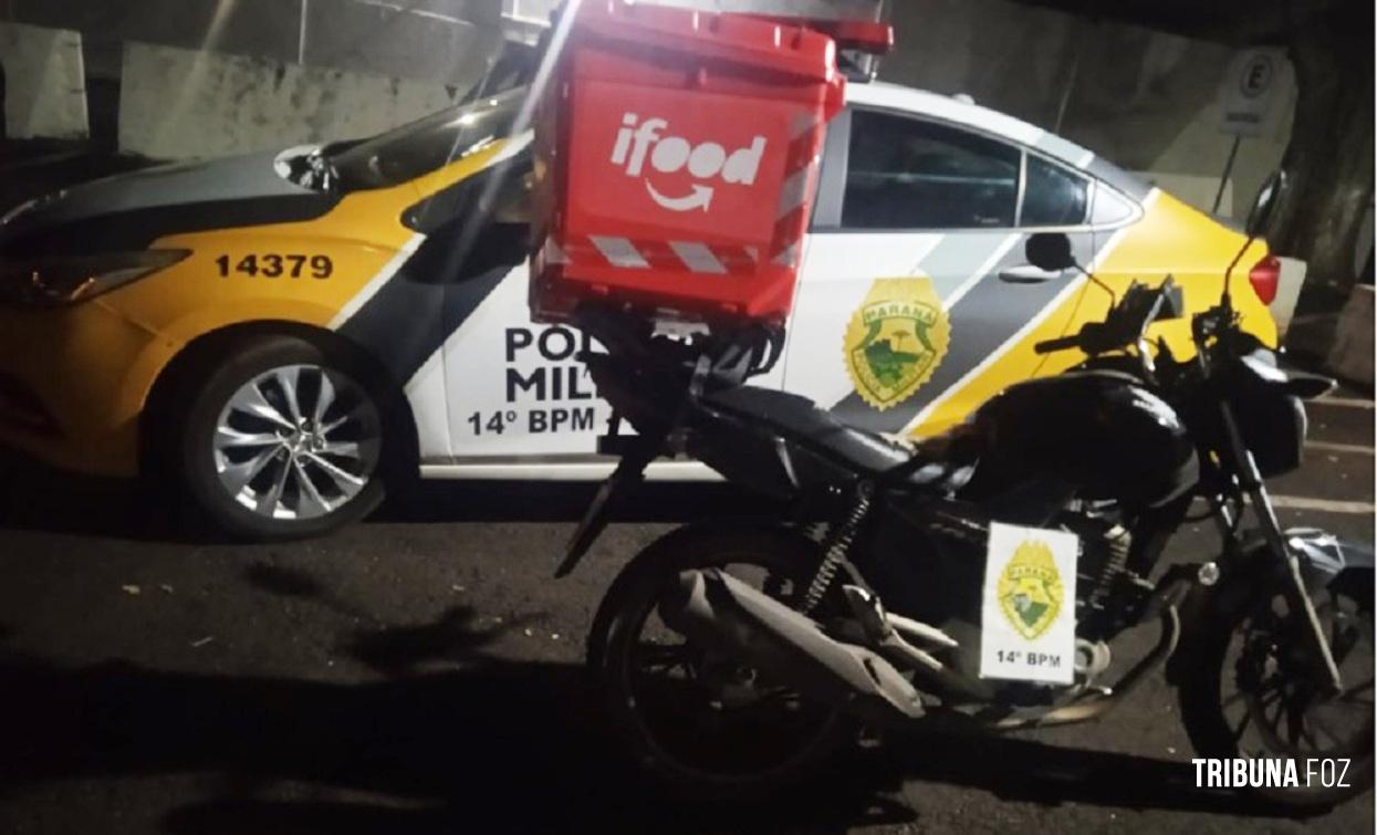 Polícia Militar recupera motocicleta roubada em Foz do Iguaçu