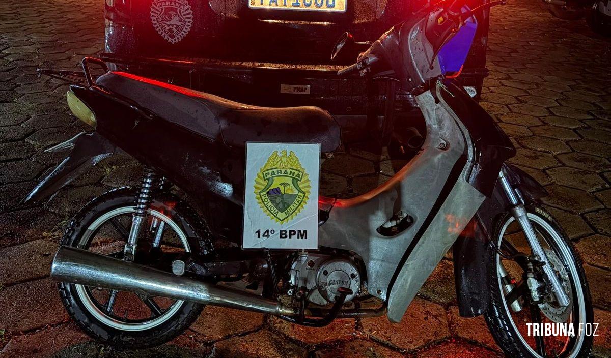 Polícia Militar recupera motoneta furtada na região da Braz em Foz do Iguaçu