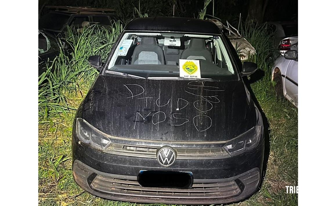 Policia Militar recupera veículo roubado no bairro Três Lagoas em Foz do Iguaçu