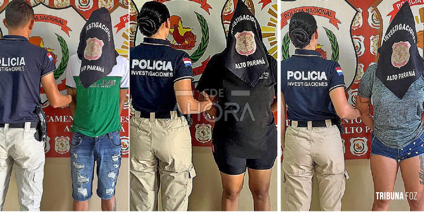 Três presos, fuzil apreendido e diversas provas confiscadas em conexão com roubo em Tirzepatida no Paraguai