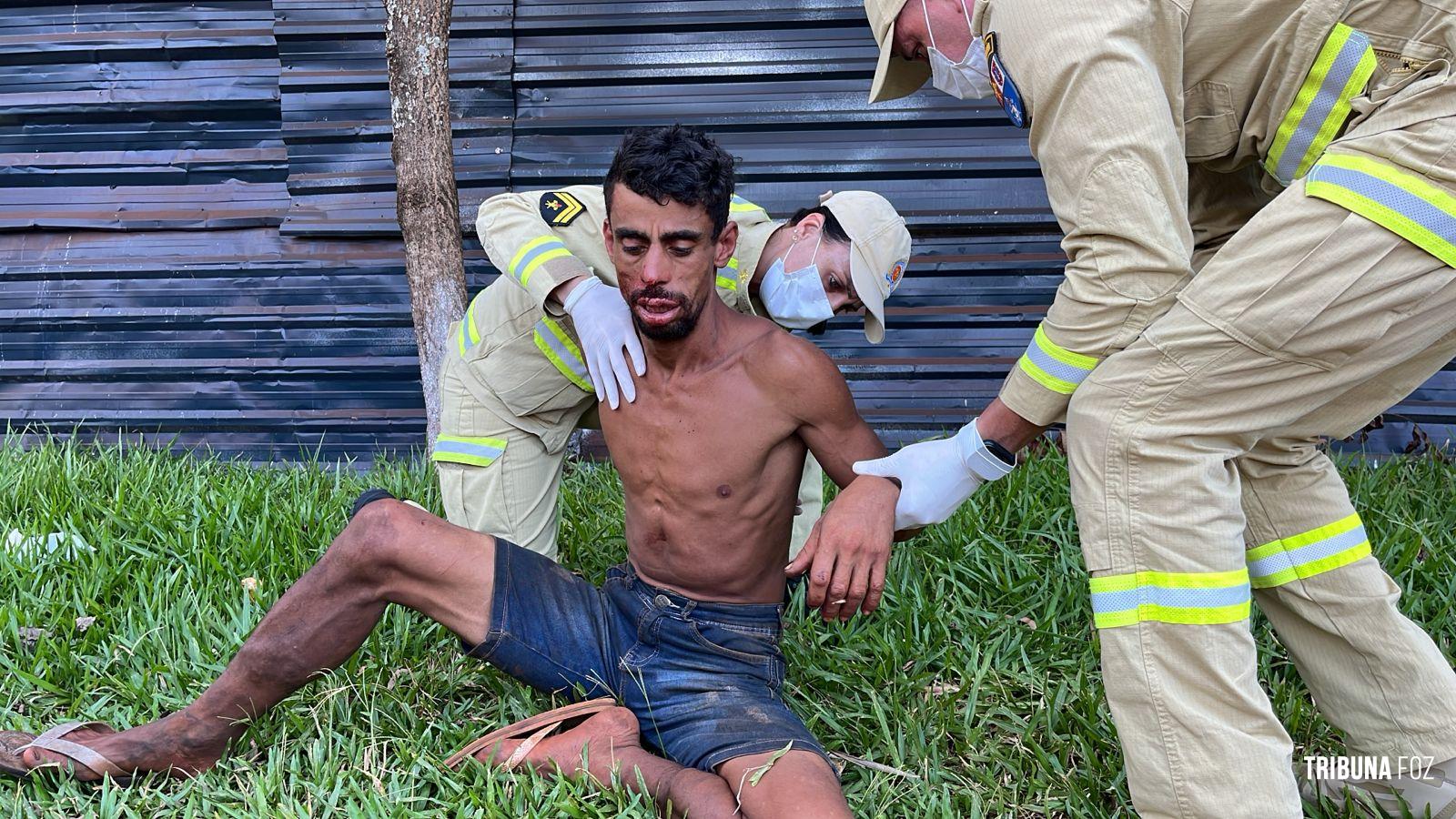 Usuário de drogas é agredido após suspeita de roubo na Av. Salvador