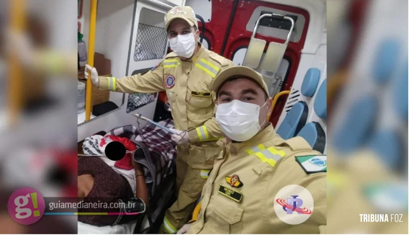 Chamado de emergência termina com nascimento de bebê em São Miguel do Iguaçu