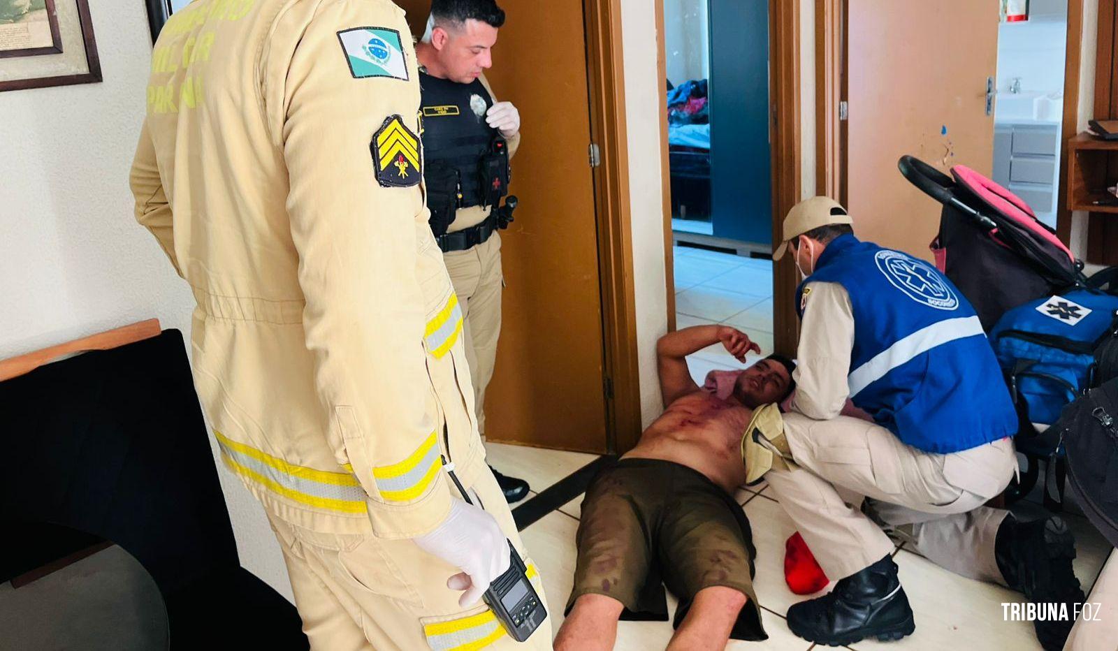 Confusão em condomínio: Ocorrência de arma branca termina em agressão no Angatuba II