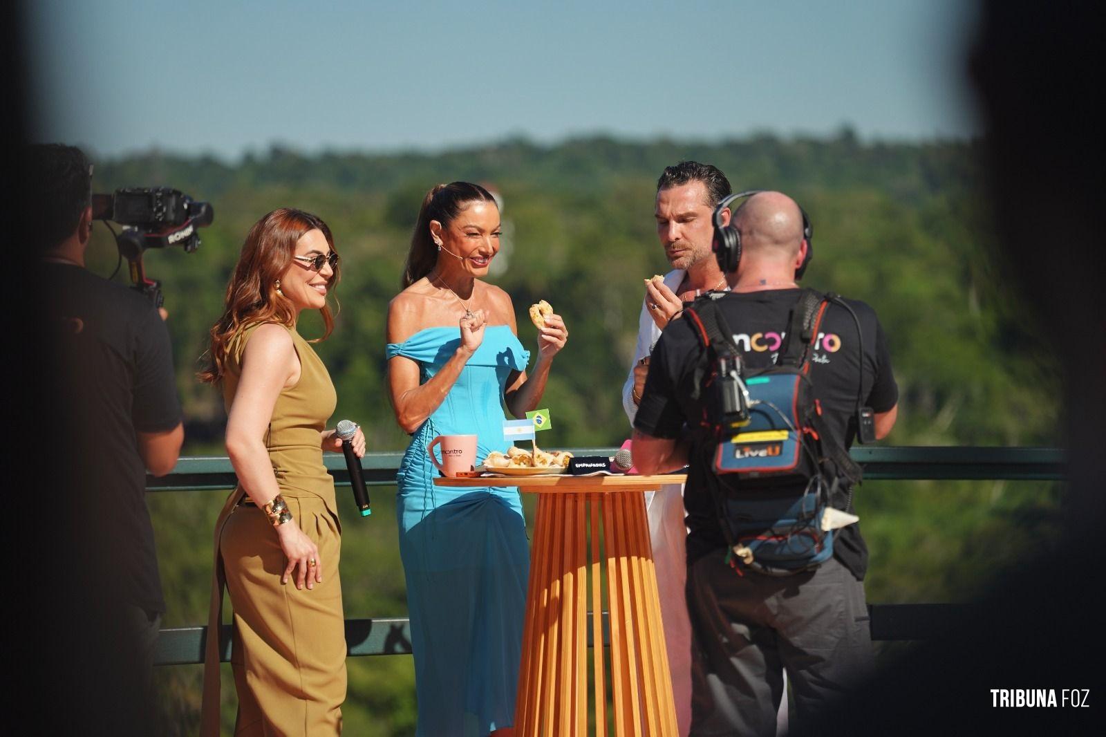 Encontro com Patrícia Poeta leva as Cataratas do Iguaçu para milhões de brasileiros