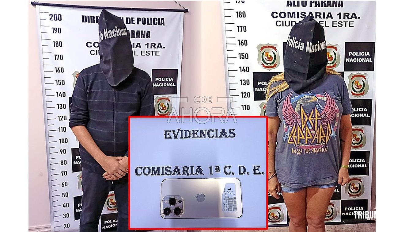 Guarda de segurança e brasileira são presos por furto de iPhone no Shopping Jebai Center