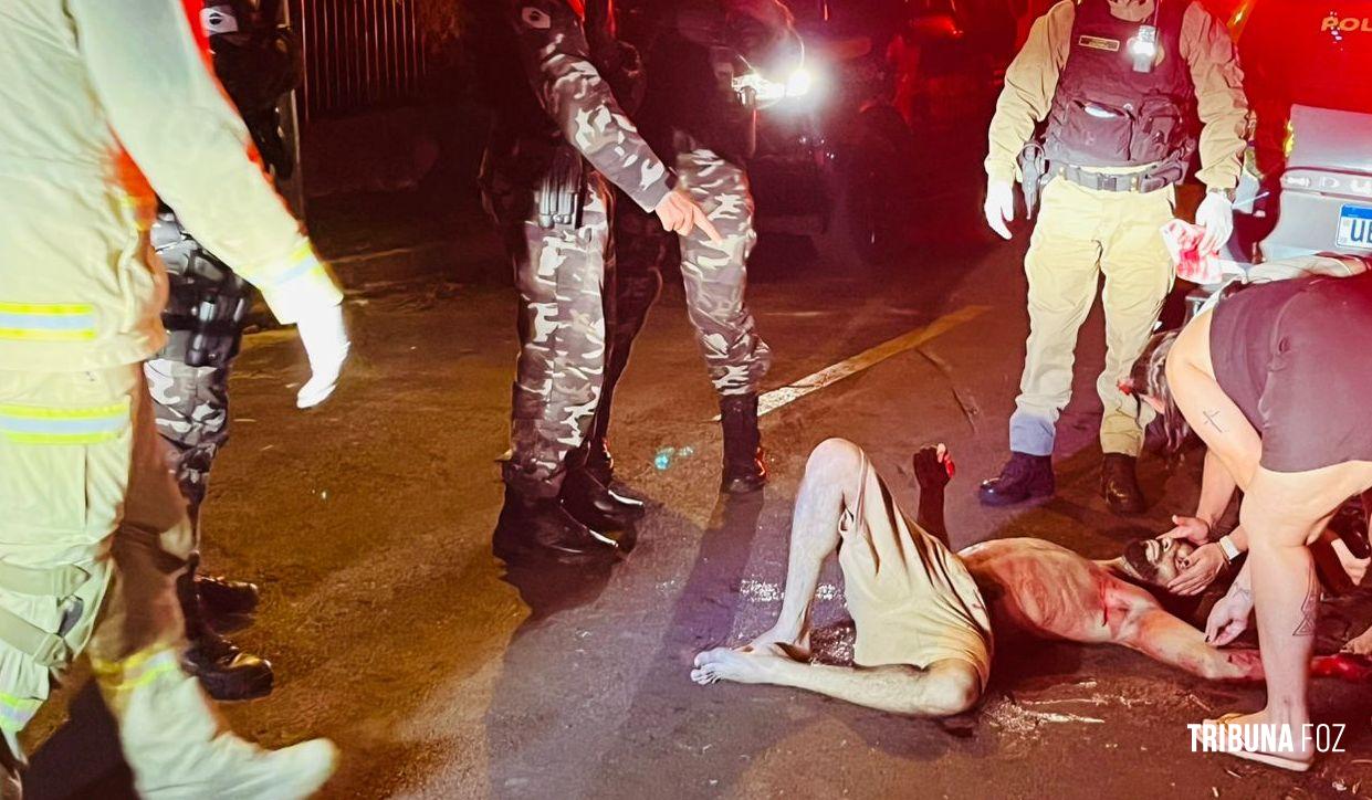 Homem é baleado após avançar contra policial durante ocorrência de perturbação na Vila Borges