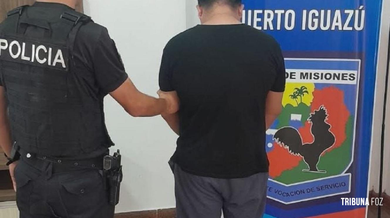 Homem foi preso em Puerto Iguazú acusado de atirar em um jovem e de tentar abusar sexualmente de sua ex-companheira