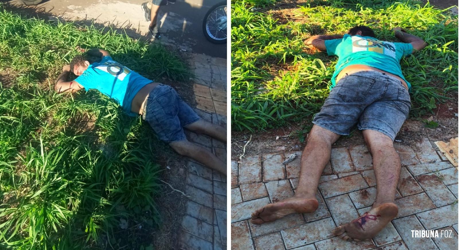 Homem suspeito de tentativa de estupro é baleado e espancado no Bairro Cidade Nova