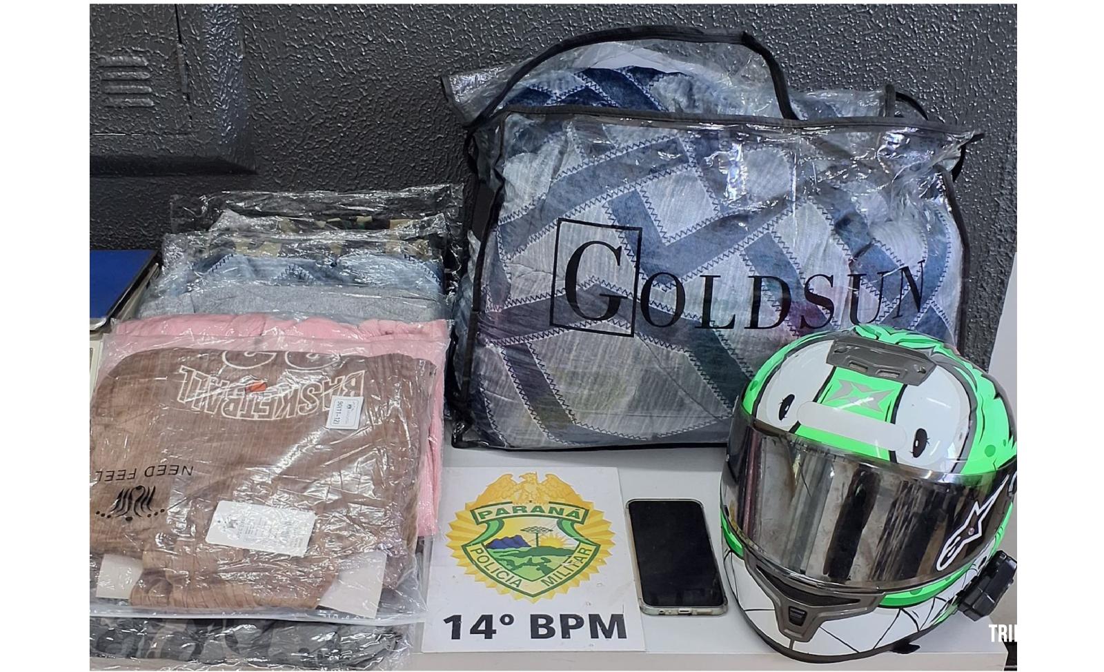 PM apreende menor e recupera produtos roubados no bairro Vila Portes em Foz do Iguaçu