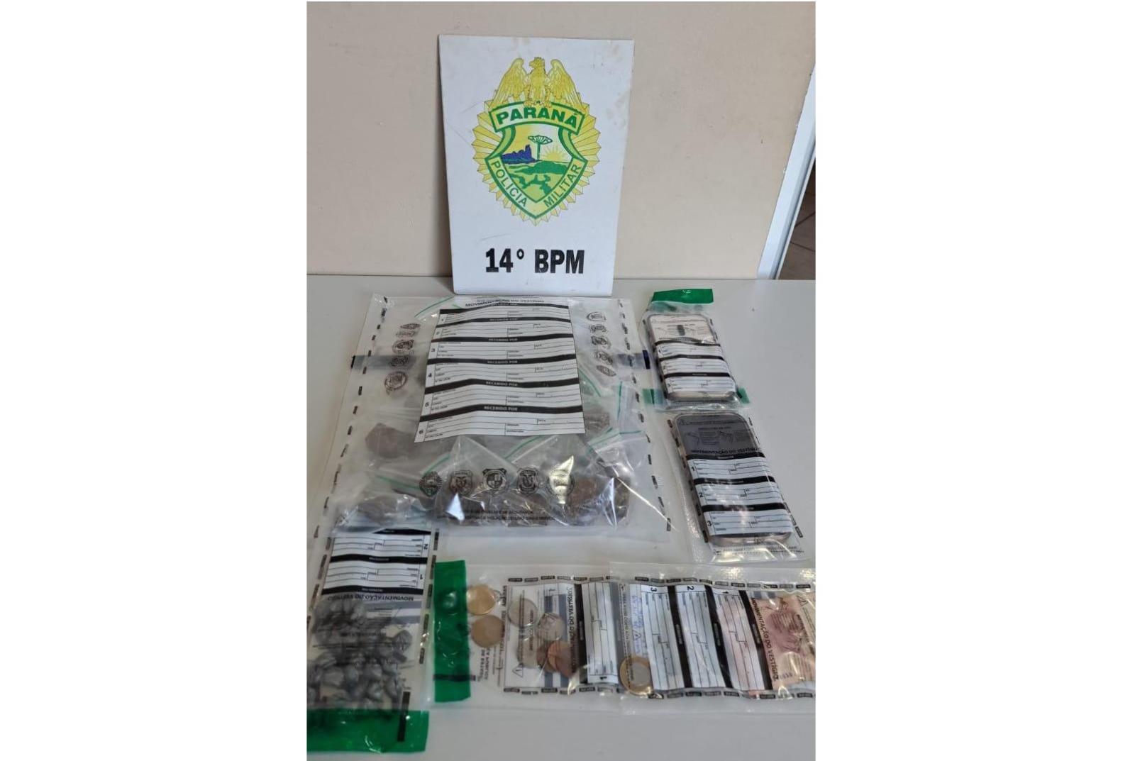 PM prende homem e apreende menor por tráfico de drogas em Medianeira