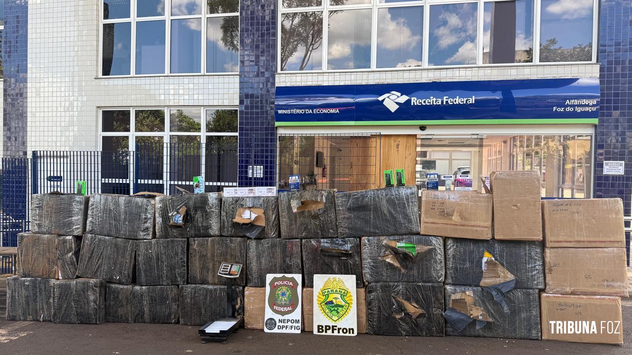 Policia Federal estoura depósito de contrabando no Porto Meira