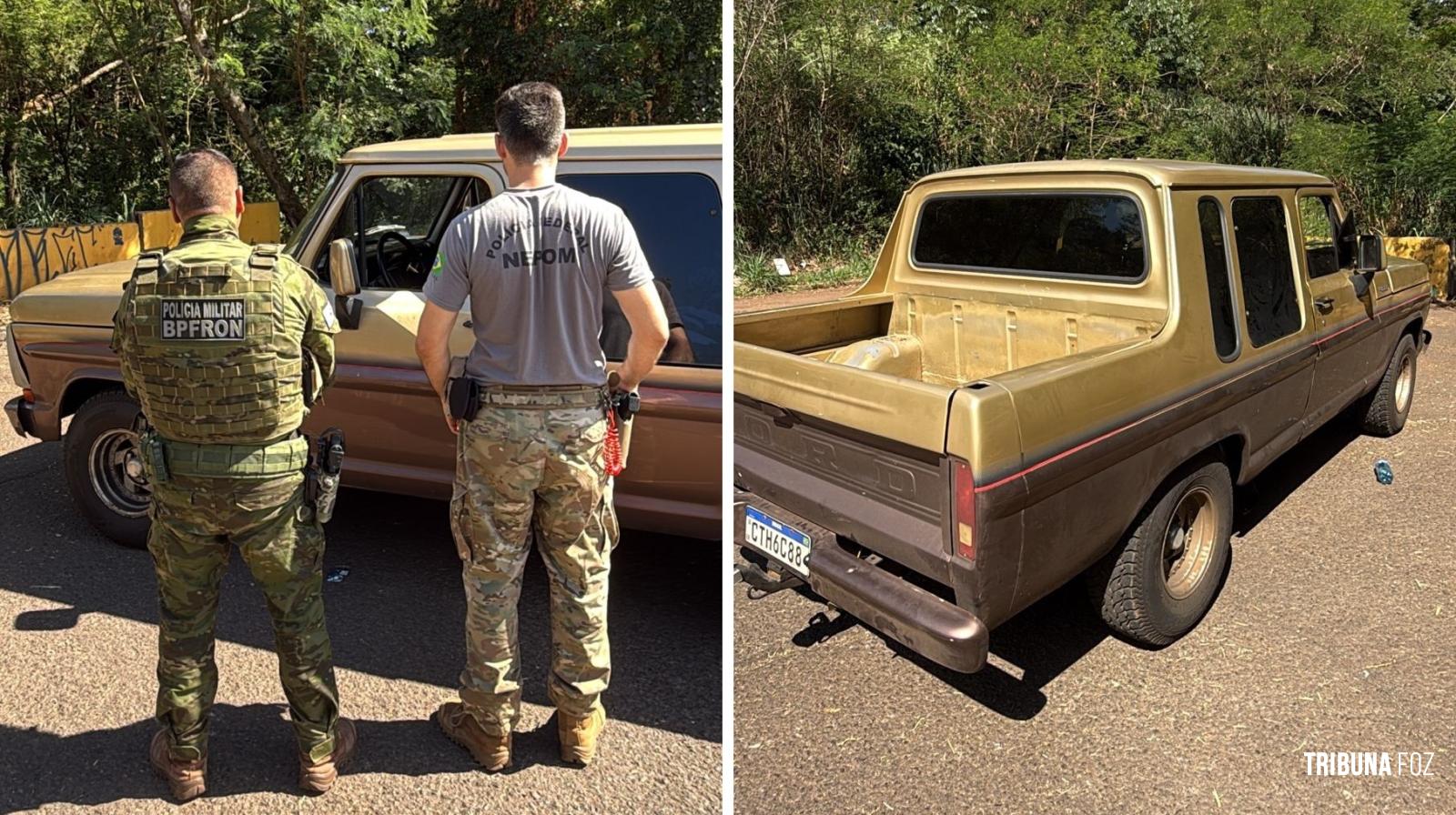 Policia Federal recupera F1000 furtada que estava abandonada na Av. Beira Rio