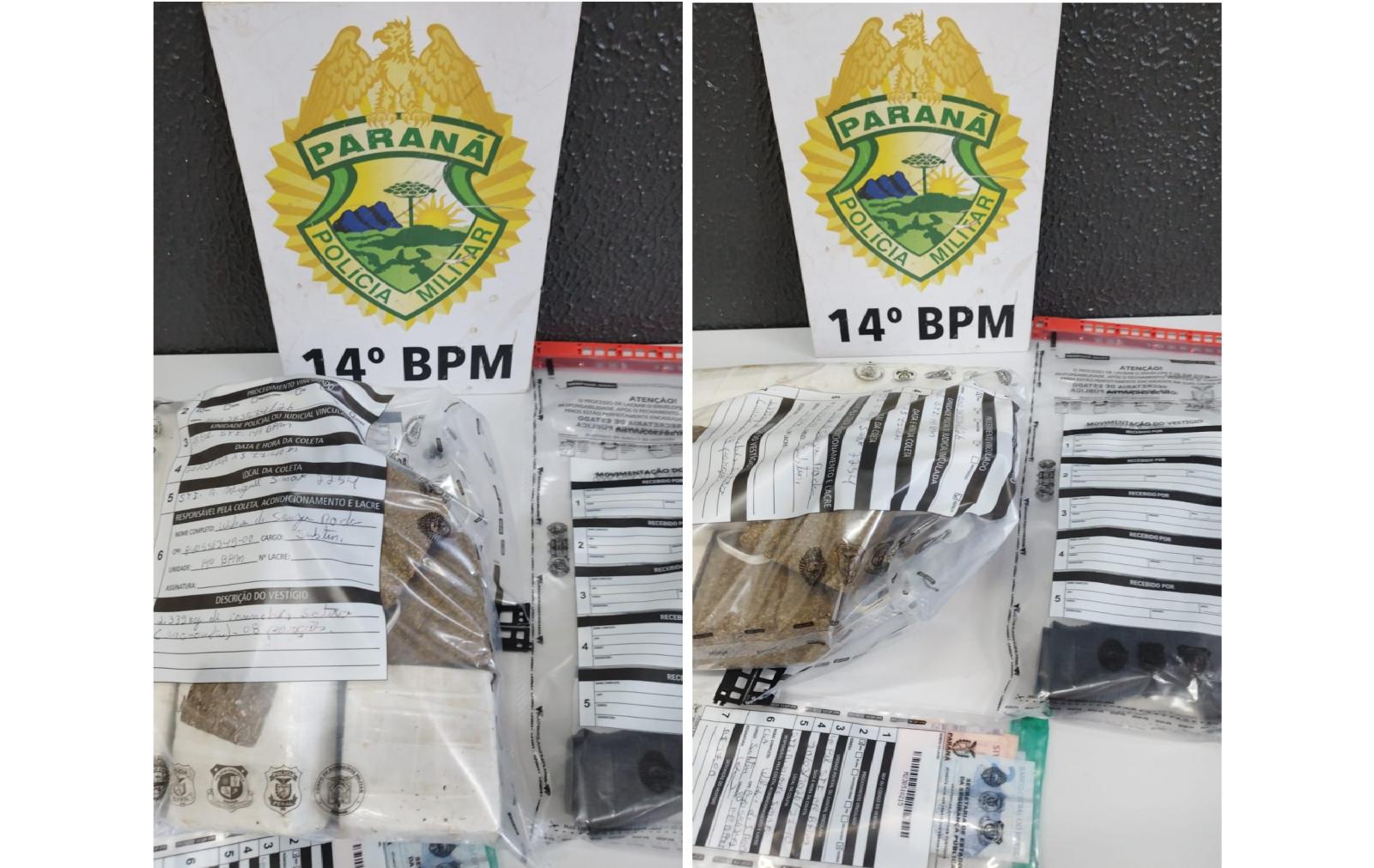 Policia Militar prende homem por tráfico de drogas em Santa Terezinha de Itaipu