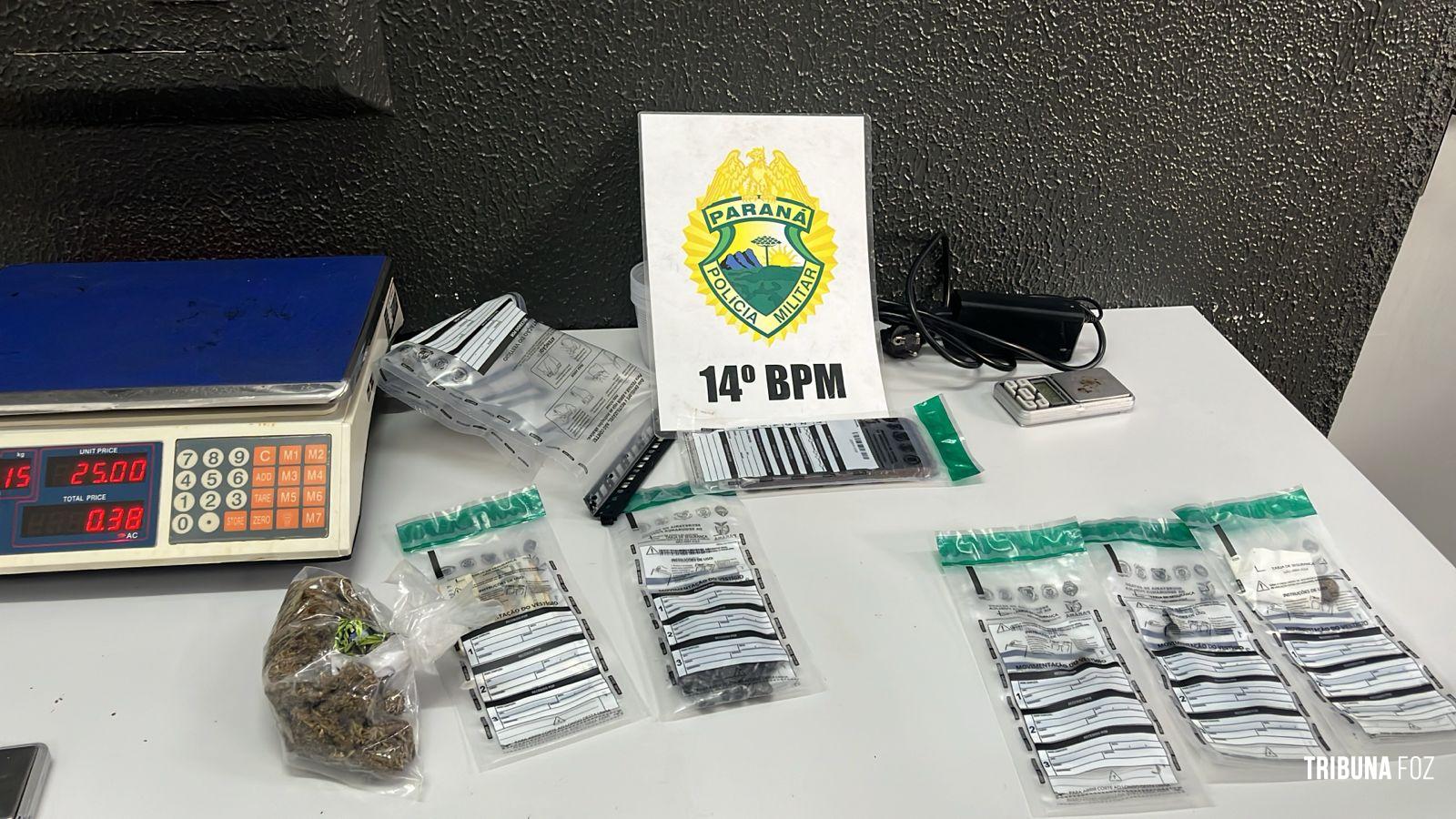 Policia Militar prende mulher por tráfico de drogas em Foz do Iguaçu